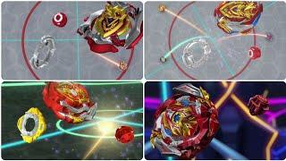 All Achilles Burst Finish in Beyblade Burst Season 3-5