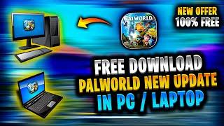 How to play Palworld in pc for free | Download palworld in laptop | Palworld new update for free