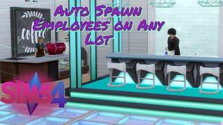 Sims 4 | This Must Have Mod Spawns Employees On Any Lot