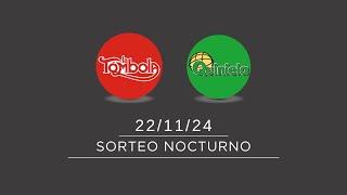 Sorteo Nocturno de Quiniela y Tómbola -22/11/2024