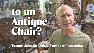Who DID This!? - Thomas Johnson Antique Furniture Restoration