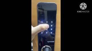 Zymak SDL700F Smart Fingerprint Door Lock System Setup Video In Bangla Language