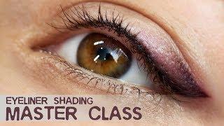 Master Class EYELINER shading in 3 colors! Black, brown and "champagne"