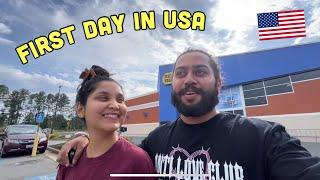 OUR FIRST DAY IN AMERICA ️ || DRIVING IN AMERICA ON FIRST DAY  #usa