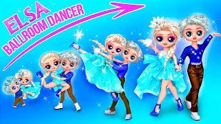 Elsa and Jack Frost Growing Up! Frozen DIYs & LOL OMG Crafts