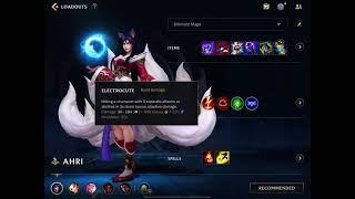 League of Legends wild rift Ahri Build 2.4