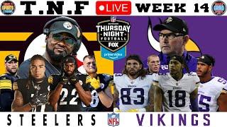 Pittsburgh Steelers vs Minnesota Vikings: TNF Week 14: Live NFL Game