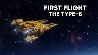 Elite Dangerous - New Ship - The Type 8 In Action