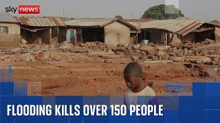 At least 150 people killed after heavy flooding in Nigeria