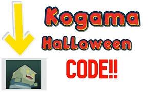 Kogama Halloween badge code (2022)