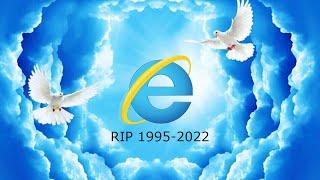 Internet explorer goodbye (RIP 1995-2022)