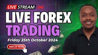 Live Forex Trading Session and Chart Analysis 25th October 2024 | London Session