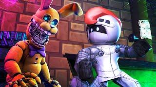 ESCAPING INTO THE PIT SPRING BONNIE IN NEW FNAF FAZBEAR FRIGHTS GAME | Roblox Frights From The Past