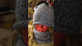 Шапка спицами за вечер мастер класс