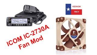 ICOM IC-2730A Fan Modification