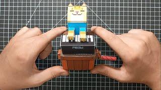 Keyboard cat automata papercraft (step by step tutorial)