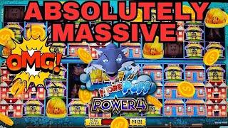 OMG ! ABSOLUTELY MASSIVE JACKPOT CRAZY COMEBACK ON HUFF N MORE PUFF POWER 4 