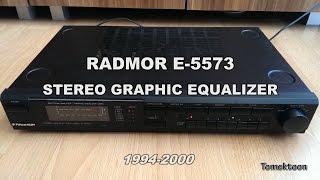 RADMOR E-5573 Stereo Graphic Equalizer teardown/inside (1994-2000)