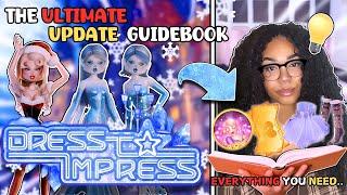 The ULTIMATE WINTER UPDATE GUIDEBOOK + NEW SNEAK PEEKS AND CODE! | Dress To Impress Roblox