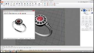 RhinoGold: Rapid Modelling for Jewellers with Elements; Rendering; Export in STL.