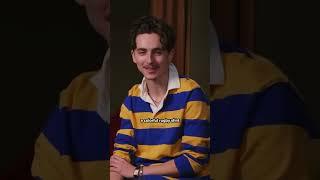 Timothée was not having it  #funny