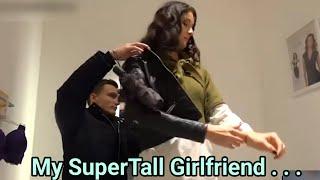 My SuperTall Girlfriend . . . | tall woman short man | tall girlfriend short boyfriend