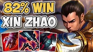 RANK 1 CHALLENGER WITH 82% XIN ZHAO WIN RATE! | CHALLENGER XIN ZHAO JUNGLE GAMEPLAY | 12.2 S12