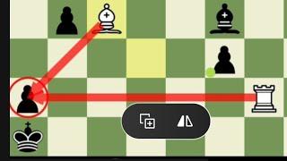 Magnus Carlsen one pawn down but still manage to checkmate