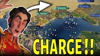 Civ 6 | Time To Charge Into North America! HUZZAH!!! (#3 Sid Meier Gran Colombia Civilization VI)