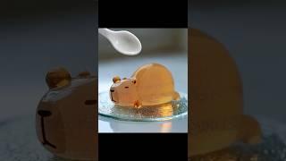 Capybara tastes good#capybara #eat #jelly #new #asmr #cute #creative #ai