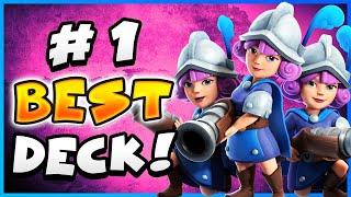 BEST 3 MUSKETEERS DECK in CLASH ROYALE! 