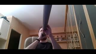 first attempt of using didgeridoo!