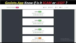 Russia Gosloto ! Gosloto.App Know if is it SCAM or LEGIT ? Russia Gosloto Results