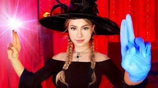 ASMR WITCH FULL BODY EXAM DETAILED Medical Roleplay ‍️ASMR Cranial Nerve Exam, Ear, Eye, Light 