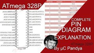 Atmega328P Pin Diagram Explanation Tutorial