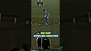 MD Asif bowling Action Analysis️Pakistan most talented bowler