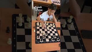 French Defence #chess #chesstraps #chesspuzzle #chesspuzzlesmatein2