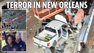 'Bombs' found as New Orleans terrorist 'hellbent on carnage' shot dead after NYE crowd attack