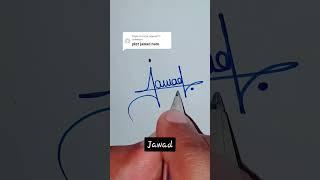 076 Jawad Name Signatures