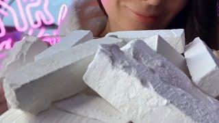 Asmr Aylona | sawn in paste | Assorted chalk & clay #asmr #chalk #crunch