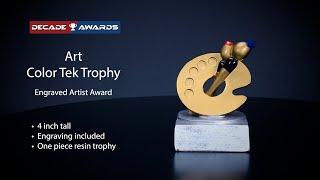  Art Color Tek Trophy – A Vibrant Award for Creative Excellence! 