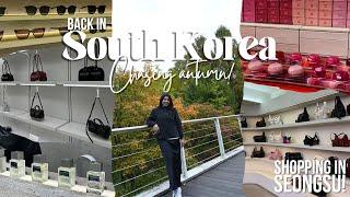 Korea: Trying the airport bus, capsule hotel and shopping in Seongsu! Shopping Haul! 