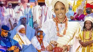 QUEEN NAOMI AND OONI OF IFE STØRMÈD IBADAN WITH OLUBADAN OF IBADAN