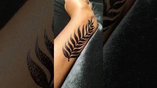 very cute leaf tattoo design #shorts #viral #tattoo