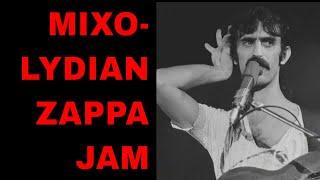 Live Frank Zappa Style Jam | Guitar Backing Track (D Mixolydian / C Lydian)