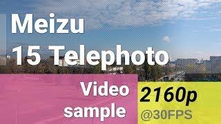 Meizu 15 Telephoto 4K 2160p/30fps video sample