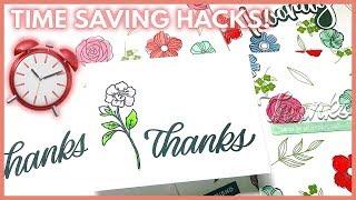 11 Time Saving Hacks for Making Cards | Card Making Tips and Tutorial