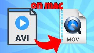 how to convert avi to mov on mac