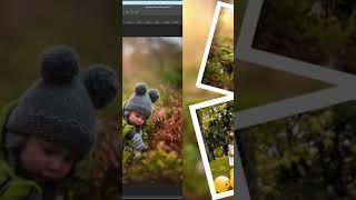 Add border around image Photoshop Tutorial #shorts