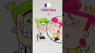 cosmo & Wanda | Hair & Eyes colours #thefairlyoddparents #cosmos #wanda #shorts #tiktok #disney